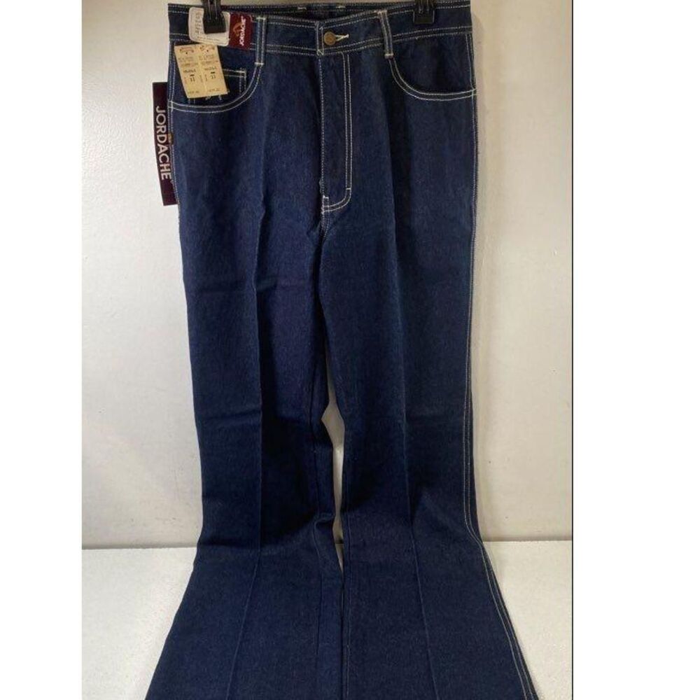 Deadstock NWT Vintage 70s/80s Jordache Flare Jeans - Size 33 Long